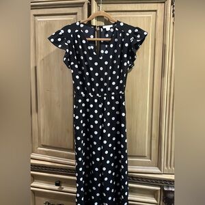 Women’s polkadot black-and-white jumpsuit